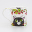 英国原产丹侬Dunoon骨瓷水杯马克杯茶杯BUTE型 灵动的猫咪 黑色款 黑色礼盒
