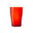 奥地利原产Kisslinger Kristall手工吹制挤压杯水晶玻璃水杯 红色