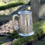英国Wentworth Pewter 锤纹啤酒杯锤打锡制酒杯大容量 银色