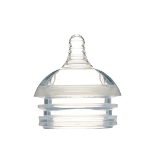 韩国原产Mamachi 硅胶大小奶瓶通用1孔奶嘴 （0-3个月）