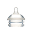 韩国原产Mamachi 硅胶大小奶瓶通用1孔奶嘴 （0-3个月） 透明