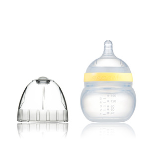 韩国原产Mamachi 宽口径全硅胶奶瓶160ml简装1孔0-3个月