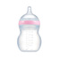 韩国原产Mamachi 宽口径全硅胶奶瓶260ml精装2孔3-6个月 粉红