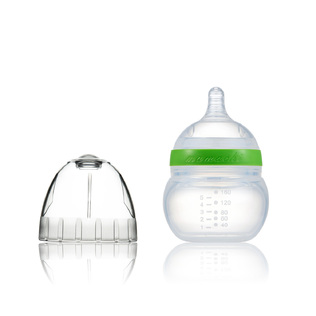 韩国原产Mamachi 宽口径全硅胶奶瓶160ml简装1孔0-3个月