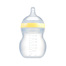 韩国原产Mamachi 宽口径全硅胶奶瓶260ml简装2孔3-6个月 黄色
