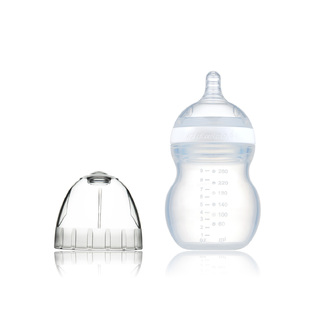 韩国原产Mamachi 宽口径全硅胶奶瓶260ml简装（3-6个月）