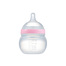 韩国原产Mamachi 宽口径硅胶奶瓶套装2个奶瓶+3孔Y孔奶嘴 粉红