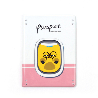 韩国原产LUCALAB短款卡通护照夹收纳夹皮夹