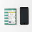 韩国原产LUCALAB短款卡通护照夹收纳夹皮夹 绿色条纹