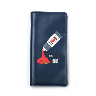 韩国原产LUCALAB长方形卡通护照夹收纳夹皮夹