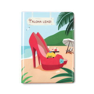 韩国原产LUCALAB短款卡通护照夹收纳夹皮夹