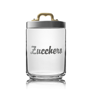 意大利原产 ITALO OTTINETTI玻璃材质金耳密封罐（1LT）1个装