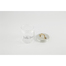 意大利原产 ITALO OTTINETTI玻璃材质金耳密封罐（1LT）1个装 透明