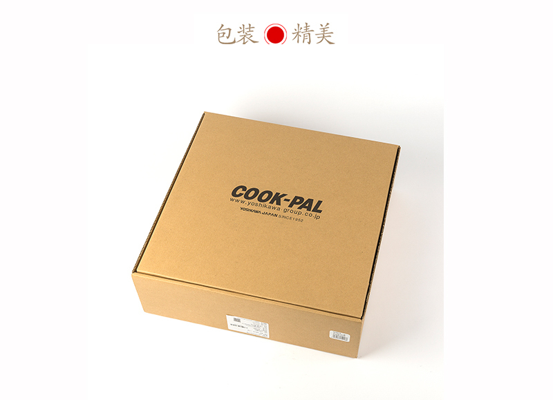 日本原产YOSHIKAWA COOK-PAL炼北京炒锅木柄无涂层33cm 燃气电磁炉用