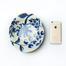 日本原产AITO Botamical中西餐盘子美浓烧陶瓷碟子2件套 蓝白