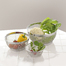 日本原产YOSHIKAWA 燕三条厨房用不锈钢滤盆3件套装 银色