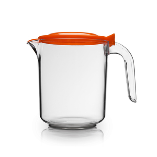 意大利原产Cosmoplast防滑水杯有盖子小号 凉水杯 塑料杯