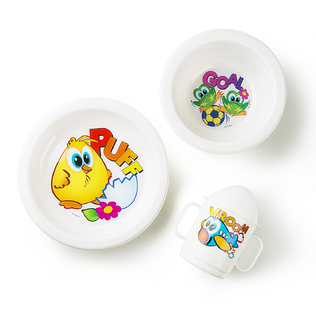 意大利原产Cosmoplast儿童餐具套装