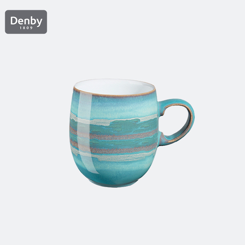 英国Denby蔚蓝海岸系列 典藏马克杯水杯 海岸线