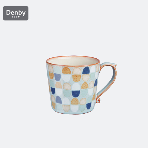 英国Denby典藏天蓝系列 陶瓷马克杯 水杯 天蓝系列