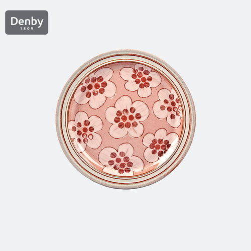 英国Denby典藏系列 平盘餐盘 浅粉