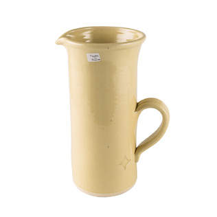 法国原产Barbotine陶制酒水壶茶壶带把圆罐