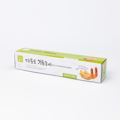 韩国原产Myungjin烘焙油纸烧烤纸不粘烤盘纸 白色 S