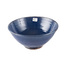 法国原产Barbotine红黏土陶制圆碗饭碗汤碗 蓝色 S