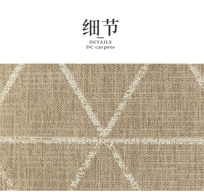 比利时DC carpets纺丝地毯机织地毯地垫floorlux系列 银灰色 S  120*170cm
