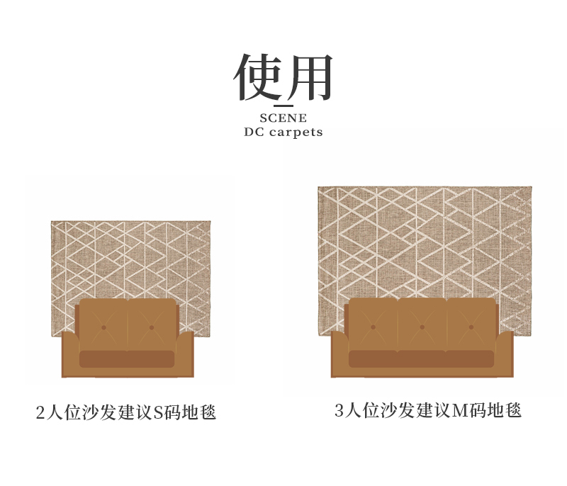 比利时DC carpets纺丝地毯机织地毯地垫floorlux系列 银灰色 S  120*170cm