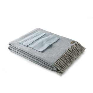 意大利原产SP Giardino Segreto欧式口袋羊毛毯沙发毯