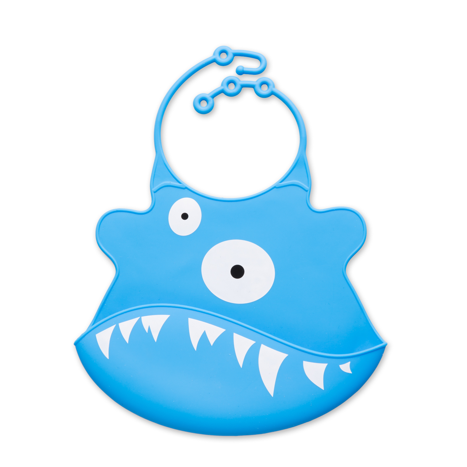 瑞典原产Virgel Technology卡通硅胶围嘴围兜饭兜小鲨鱼