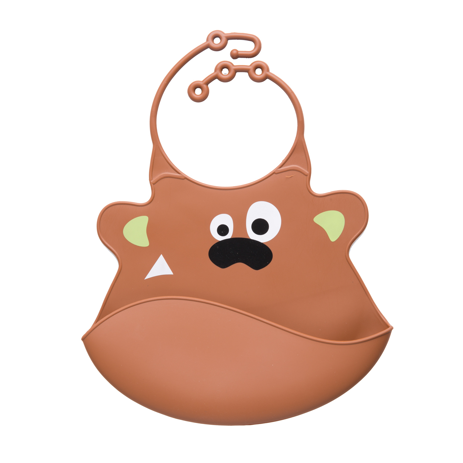 瑞典原产Virgel Technology卡通硅胶围嘴围兜饭兜小熊