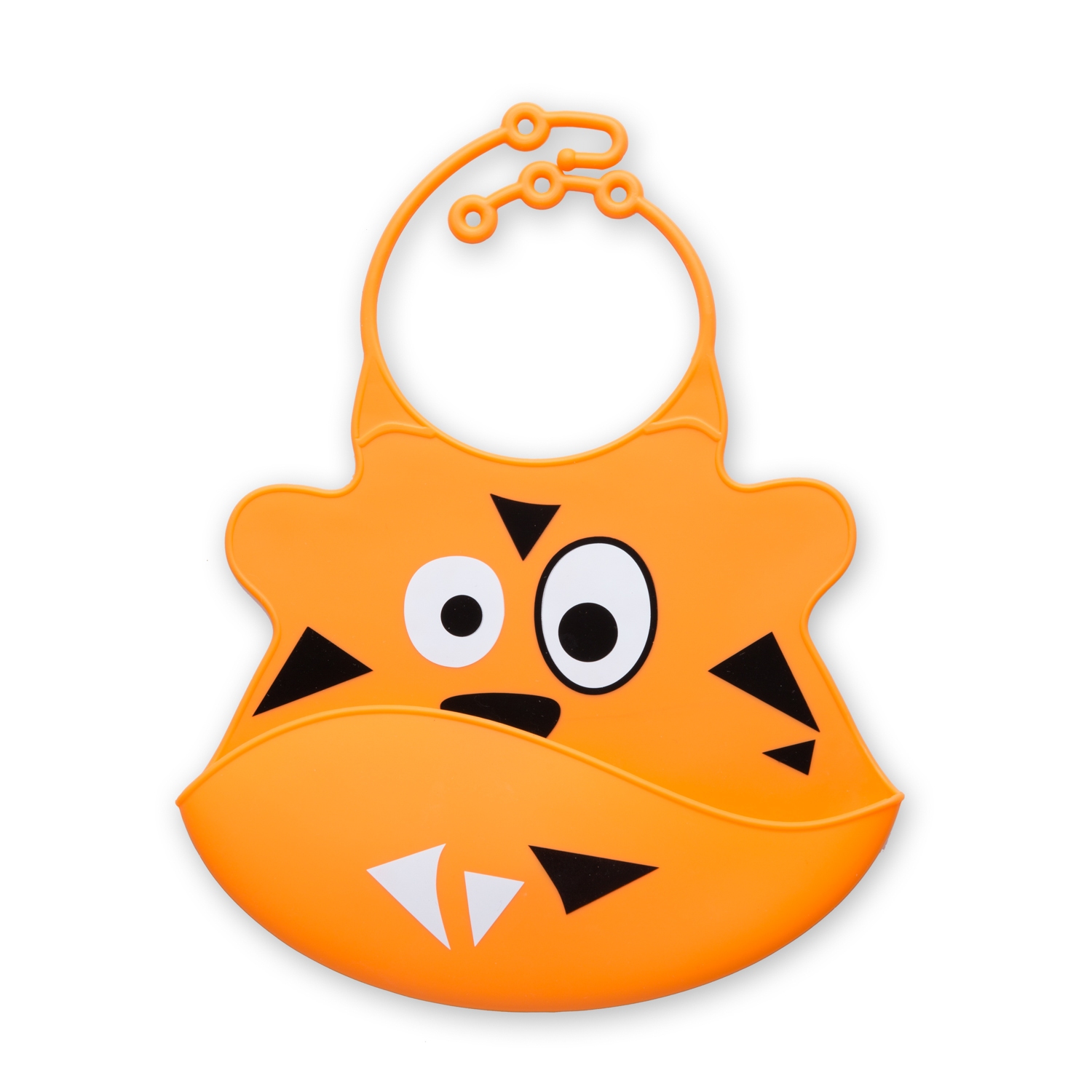 瑞典原产Virgel Technology卡通硅胶围嘴围兜饭兜小虎