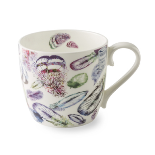 德国原产Könitz骨瓷杯水杯马克杯 缤纷羽毛450ml