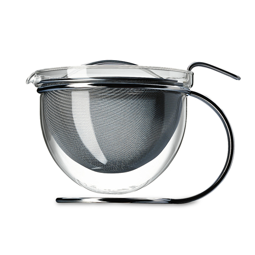 德国原产mono菲略玻璃水具茶具 茶壶 1.5L 不锈钢