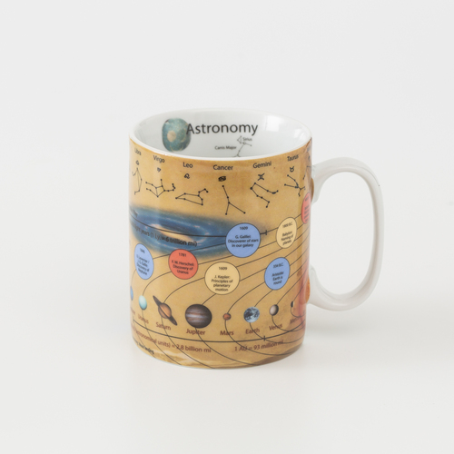 德国原产Könitz陶瓷杯茶杯马克杯 知识系列之太空无垠490ml 彩色