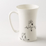 德国原产KOENITZ萌猫细腰瓷器水具骨瓷杯马克杯630ml 白色