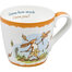 德国原产KOENITZ陶瓷水杯骨瓷马克杯套装 茶杯4件套四季 米白