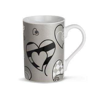 德国原产Könitz陶瓷杯水杯马克杯 心形图案320ml