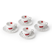 德国原产Könitz陶瓷杯咖啡杯 我爱你4件套225ml