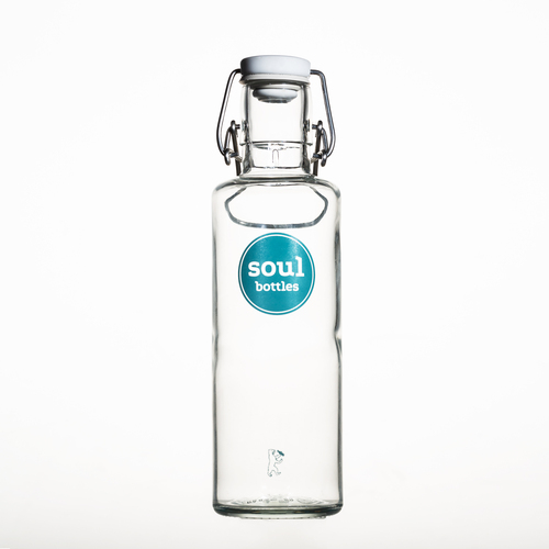 德国原产soul bottles玻璃水瓶水具 玻璃瓶子装水瓶 主题 蓝色