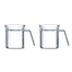 德国原产mono玻璃水具水杯   2件套 0.3L 透明