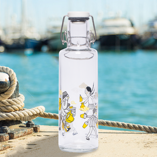 德国原产soul bottles玻璃水具水瓶汇水四方0.6L