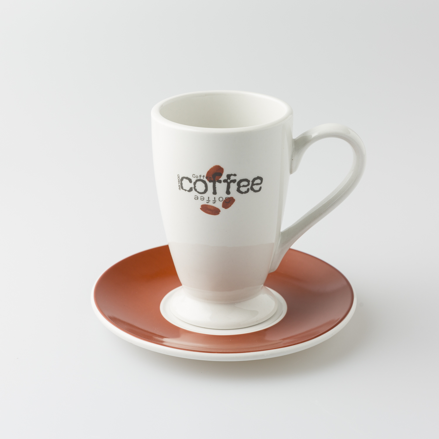 德国原产Könitz咖啡杯马克杯 爱尔兰咖啡杯2件套330ml 米白