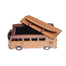 新西兰原产Ian Blackwell实木复古大巴储物盒饰品盒首饰盒 棕色