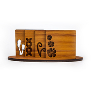 新西兰原产Ian Blackwell芮木雕刻实用装饰杯垫太平洋