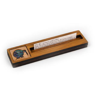 新西兰原产Ian Blackwell芮木台式名片夹礼品装几维鸟