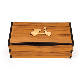 新西兰原产Ian Blackwell手工芮木男士腕表佩饰盒摩托车