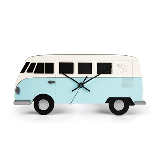 新西兰原产Ian Blacwell芮木复古大巴车造型石英机芯挂钟